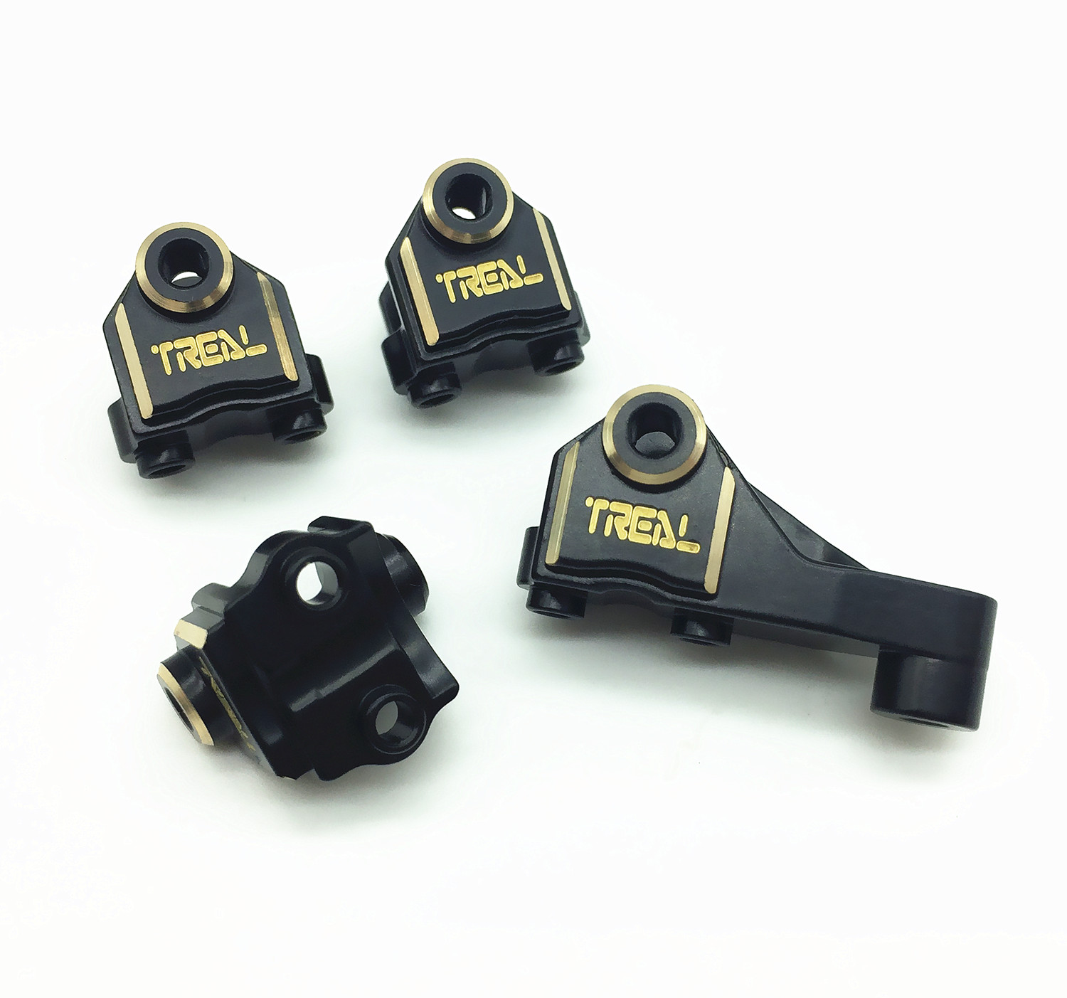 RC-Hub 45g Heavy Duty Brass Front & Rear Axle Lower Shock Mount for 1/10 RC TRX-4 Upgraded Parts 