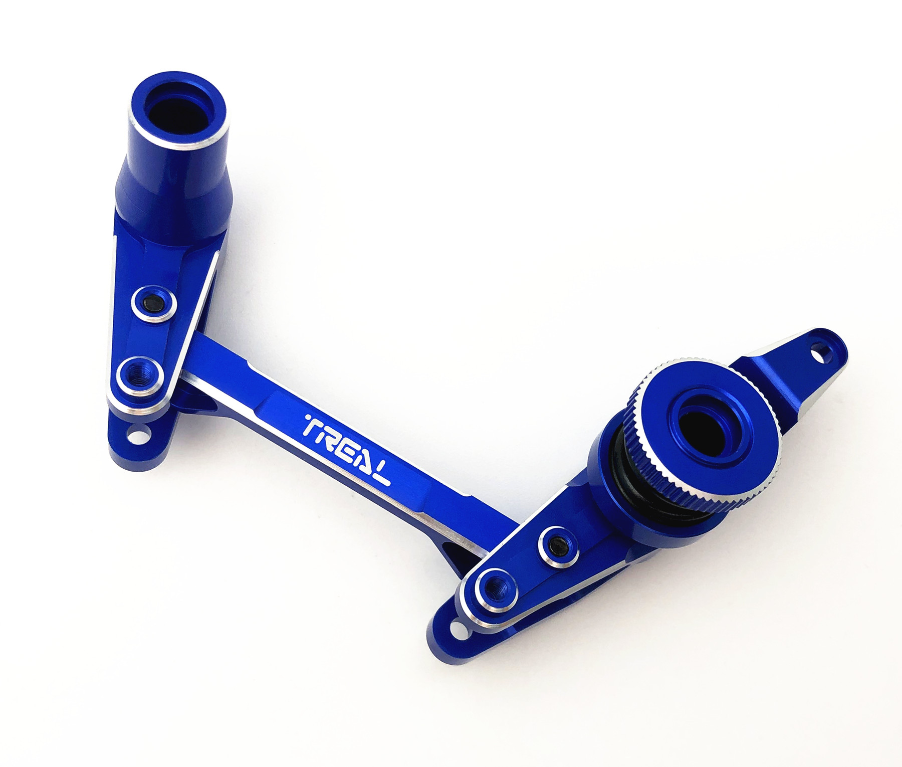 Details about   Treal Traxxas Maxx Blue Aluminum Front Steering Knuckle Arms W/ Bearings