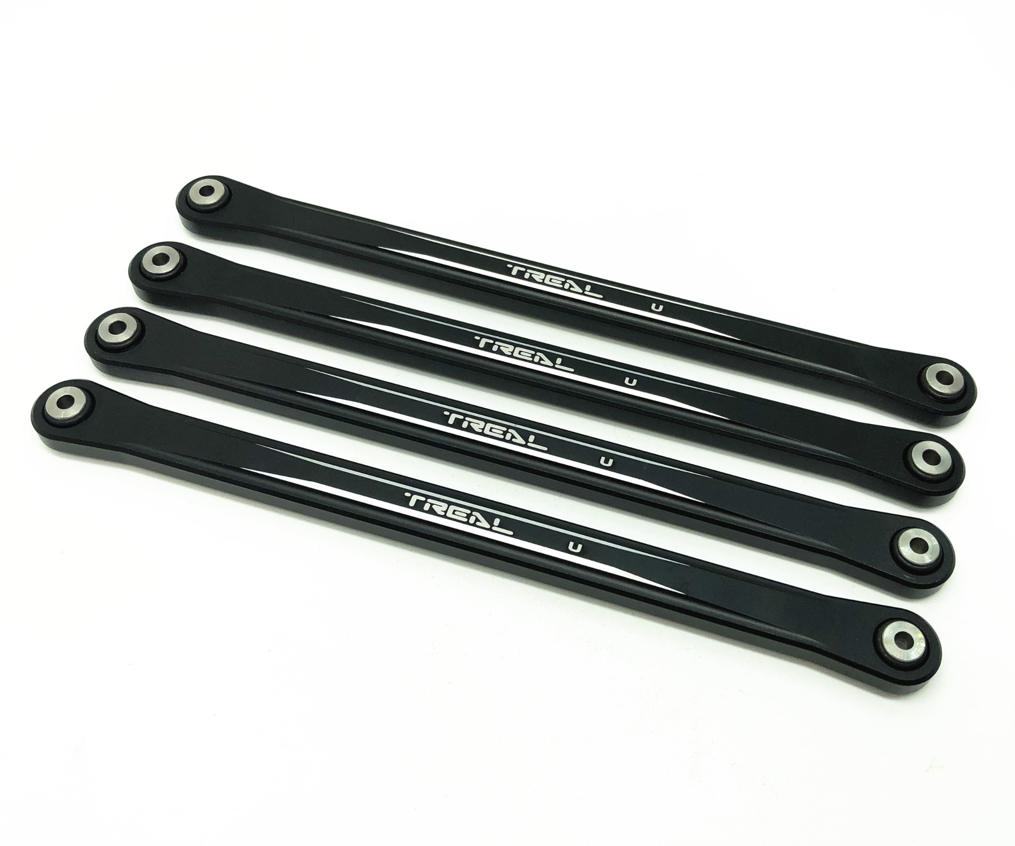 Treal Aluminum 7075 Upper Link Bars (4) pcs Set for Losi LMT