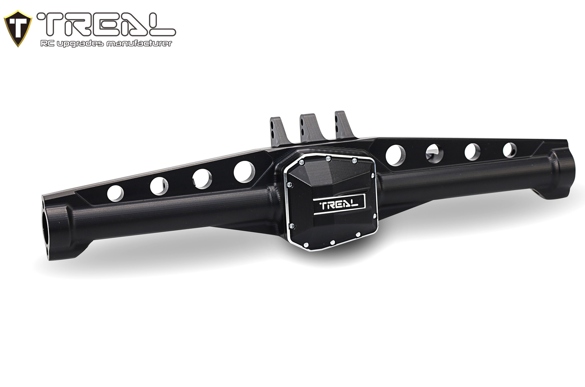 TREAL SCX6 Rear Axle Housing One Piece CNC Billet Machined