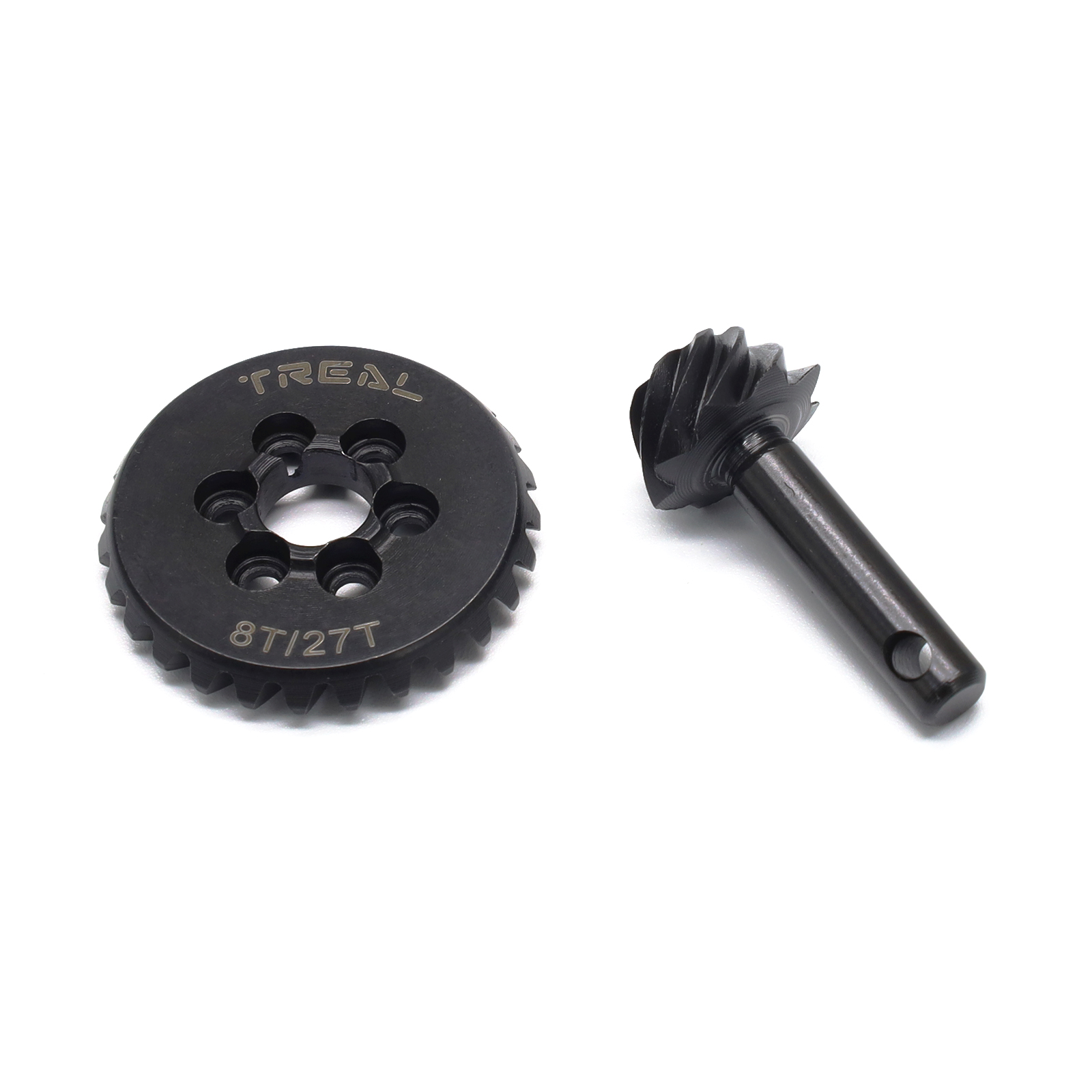 Treal HD Steel Overdrive Gear Set 8T/27T for SCX10 II/SCX10 III/Capra Treal HD Steel Overdrive Gear Set 8T/27T for SCX10 II/SCX10 III/Capra
