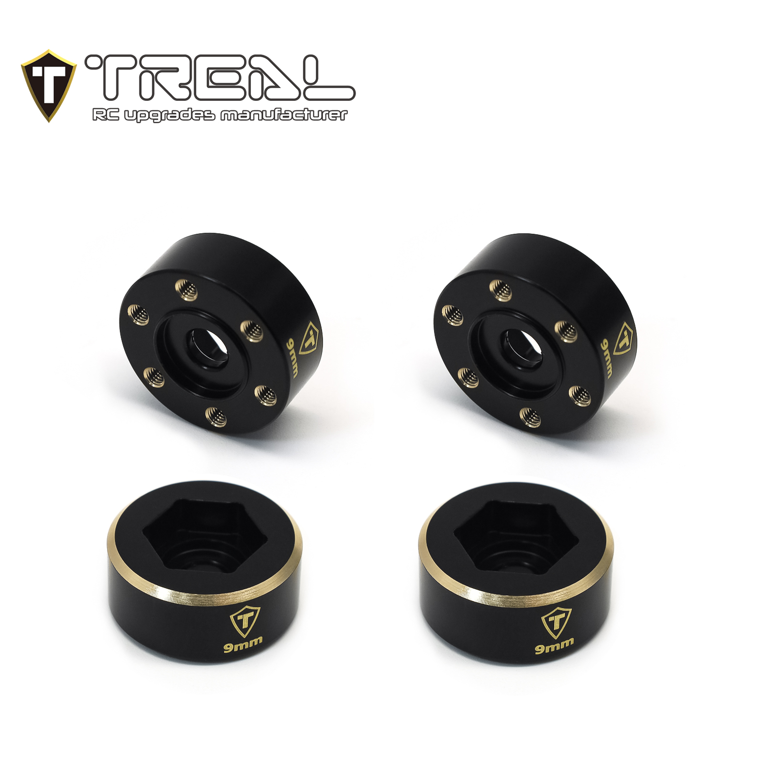 TREAL 1.9 Wheel Hubs Brass Weights 9mm/12mm/15mm/18mm Widen