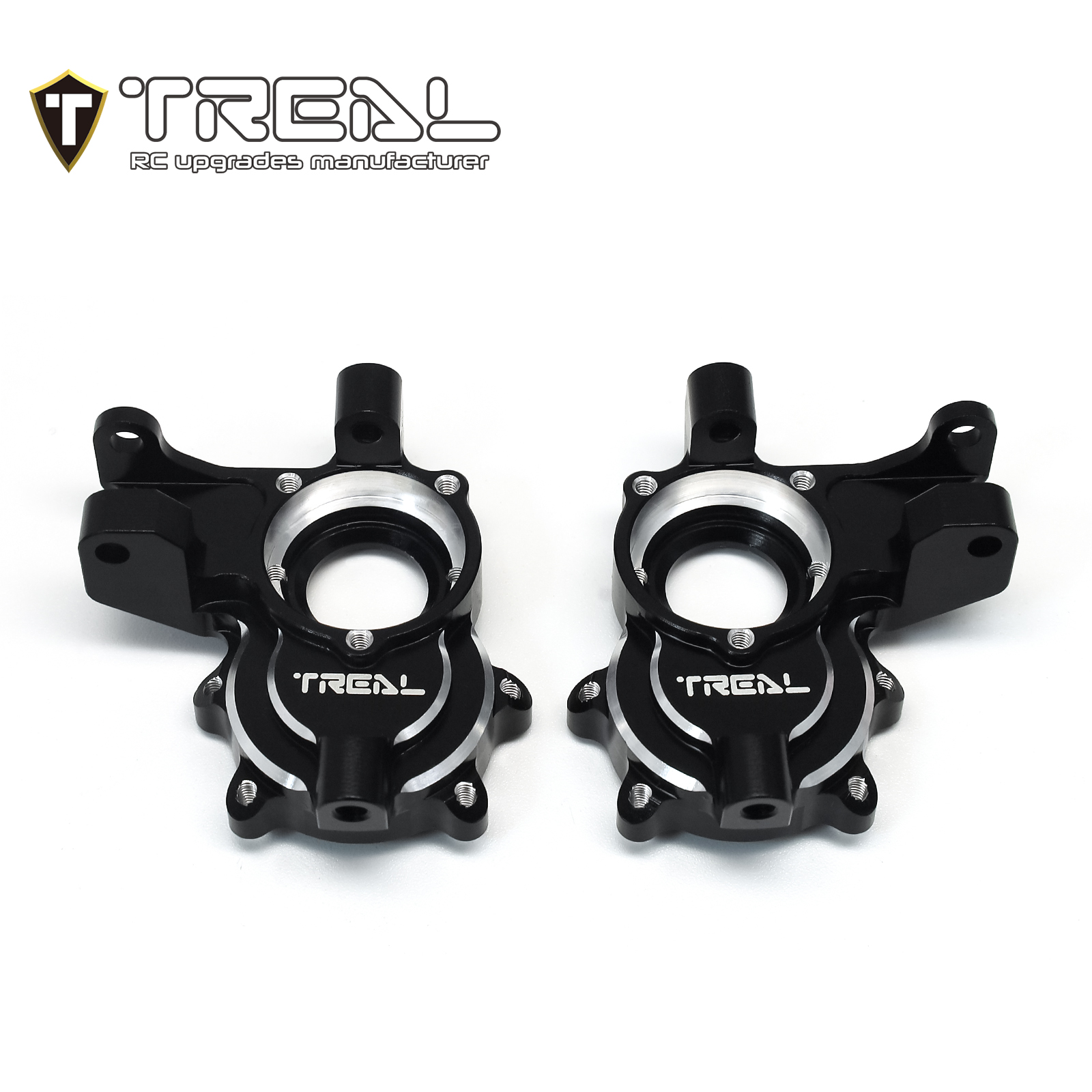 TREAL Aluminum 7075 Front Steering Knuckles,Inner Portal Covers