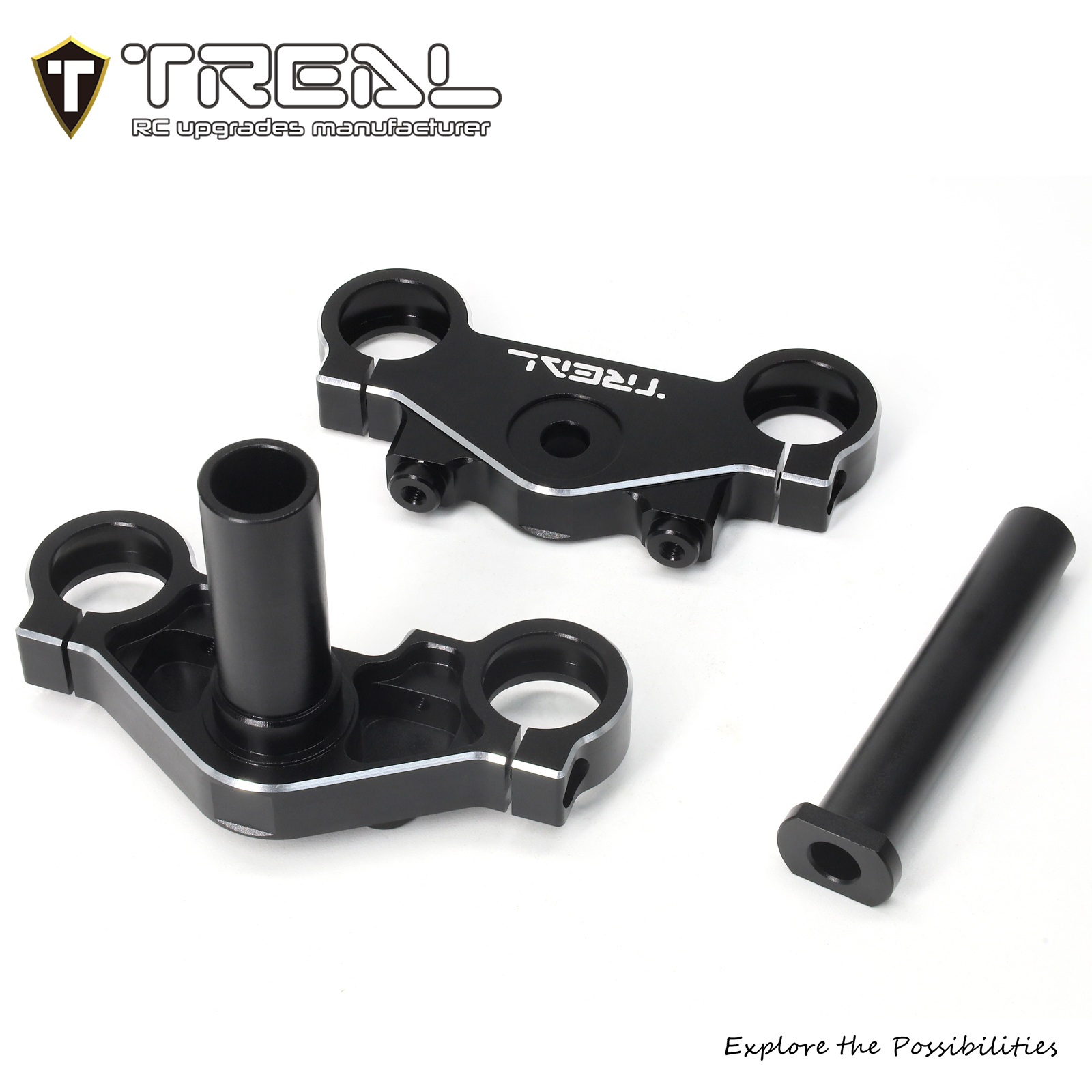 TREAL Losi Promoto MX Triple Clamp Set, CNC Machined Aluminum 7075