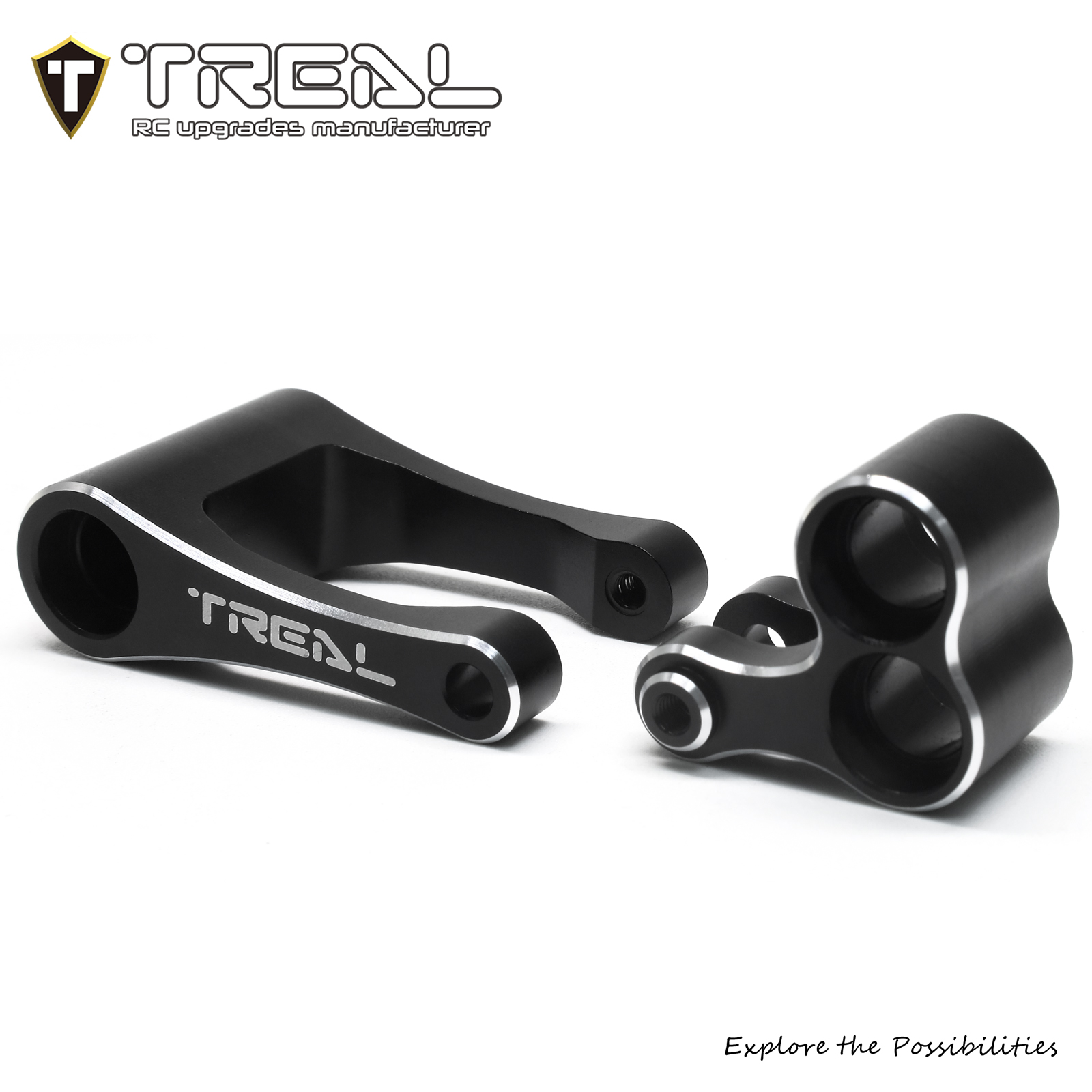 TREAL Losi Promoto MX Knuckle & Pull Rod, CNC Machined Aluminum 7075  Upgrades for Losi 1/4 FXR Motorcycle