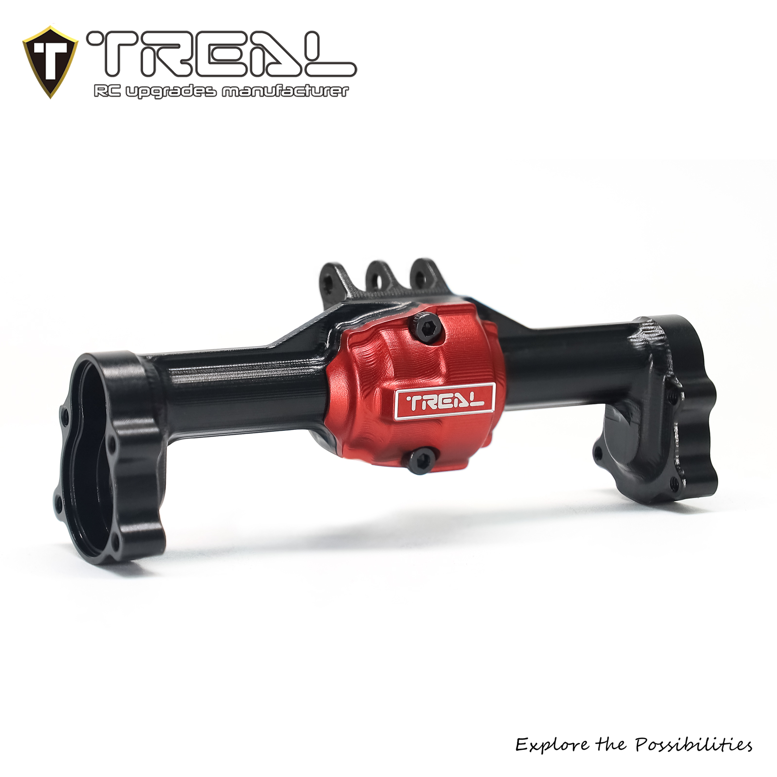 【7点セット】to esella（トゥーエセラ） TREAL Aluminum 7075 Rear Axle Housing w Rear Hubs One Piece CNC