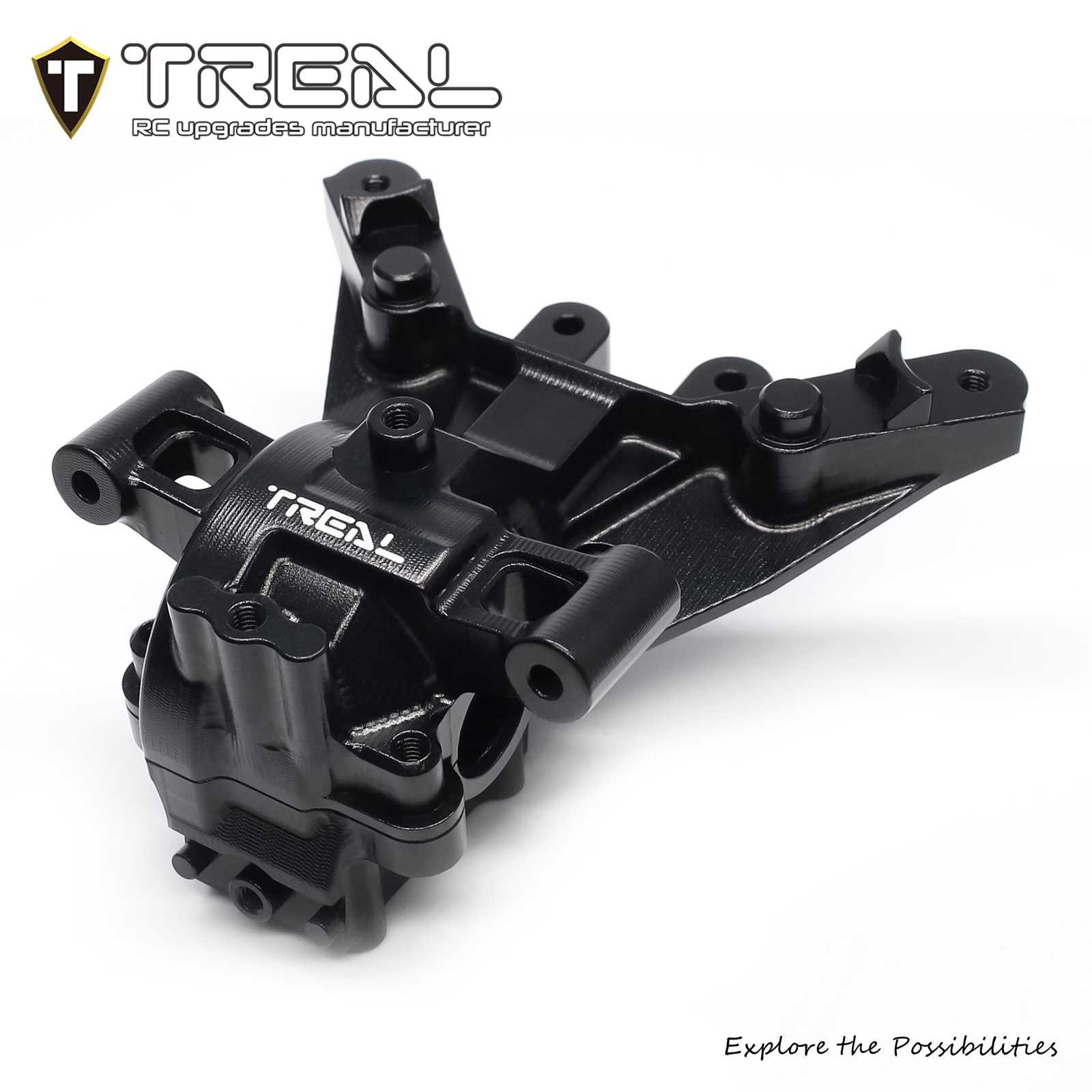 TREAL Aluminum 7075 Front Bulkhead Gearbox Set CNC Machined