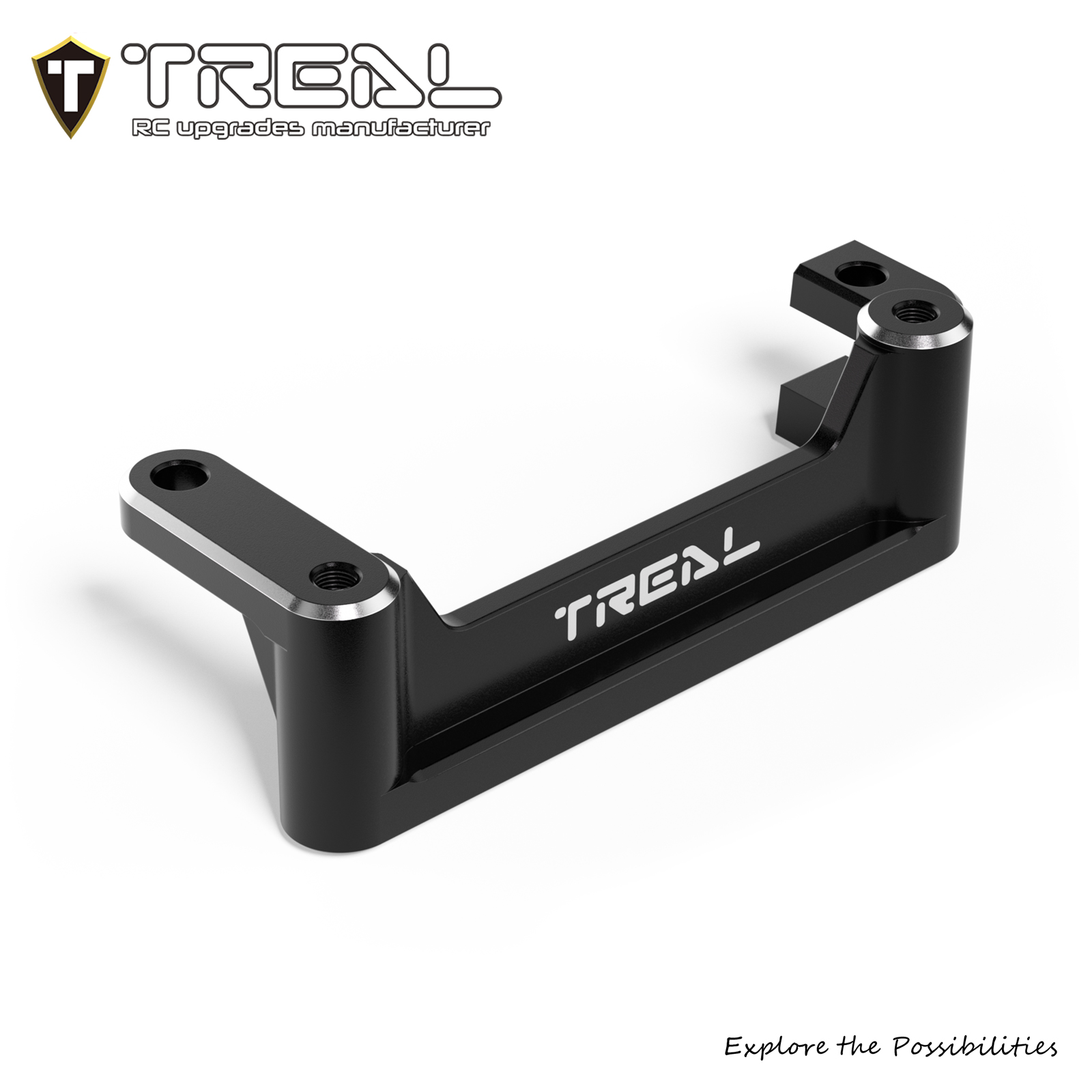 EMT バーチカルプロ59jr-TT TYPE-SS 改造品　アジング TREAL Aluminum 7075 Front Upper Links Mount Brace for Axial 1/8